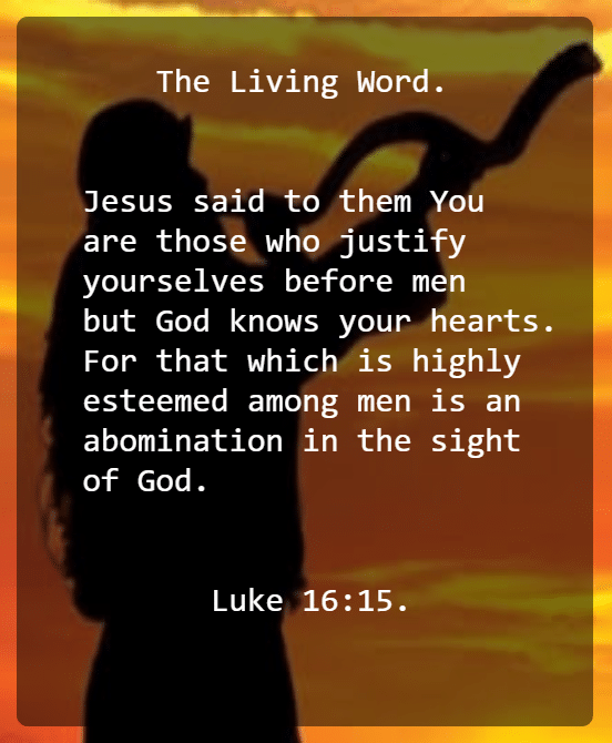 Luke 16 V 15 New