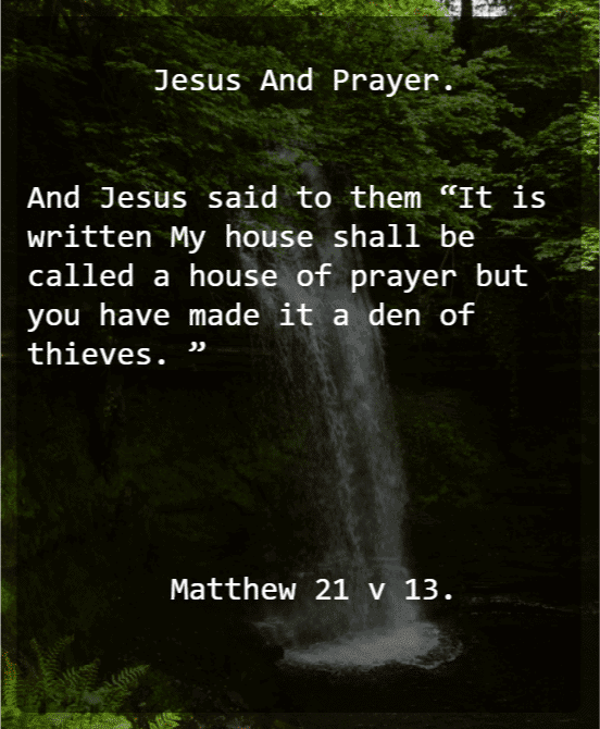 MATTHEW 21 V 13